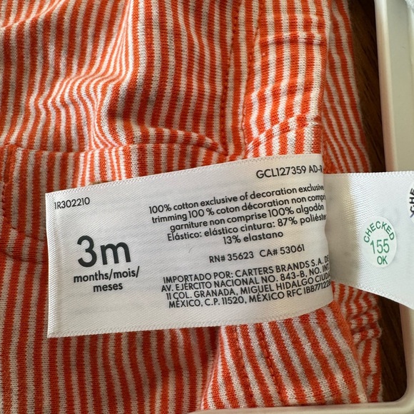 Carters My First Halloween 2 Piece Set Baby Size 0-3 Months - Picture 10 of 10